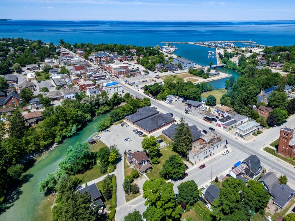 Meaford aerial view